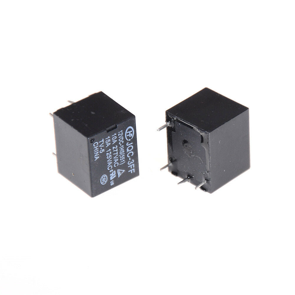 5Pcs 12VDC SRD-S-112DM 15A 125VAC 4Pins Coil Power Rela.l8