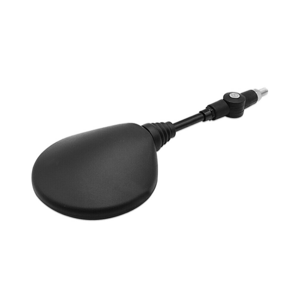 2 Pair Black Rero Foldable Motorcycle Mirror 10/8mm Thread 180°Adjustable