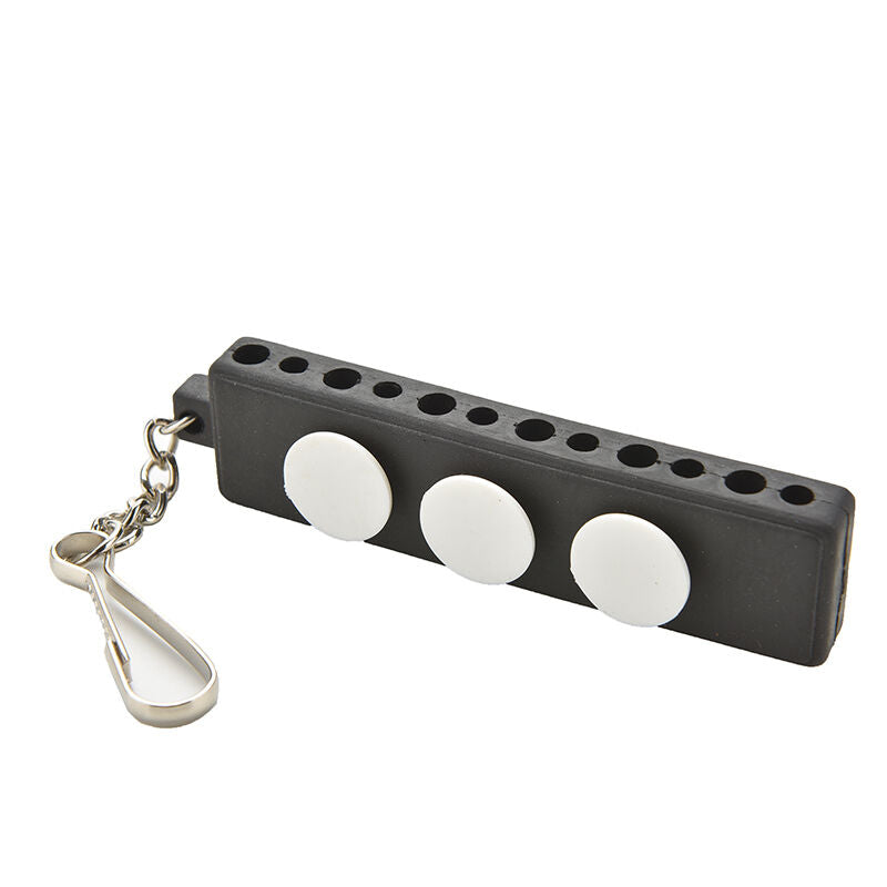 Enduring Golf Tee Holder Carrier Tees Shelf With 3 Ball Markers W/ Keychain Fad