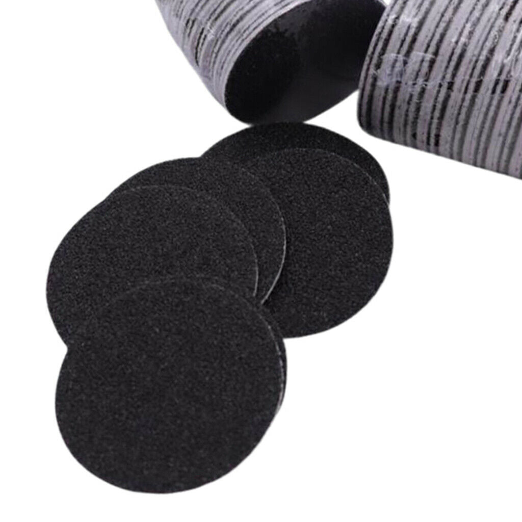 180 Pieces Round Replacement Sandpaper Pads for Electric Callus Remover