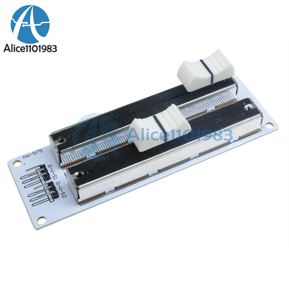 10K Double Row Sliding Linear Potentiometer Simulation Electronic Block Module