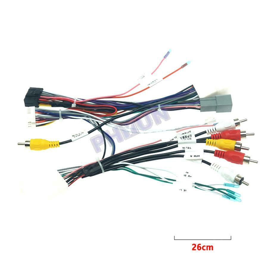 For 2018-2020 Mitsubishi Pajero 16Pin Audio Wiring Harness w/ Canbus Box Adapter