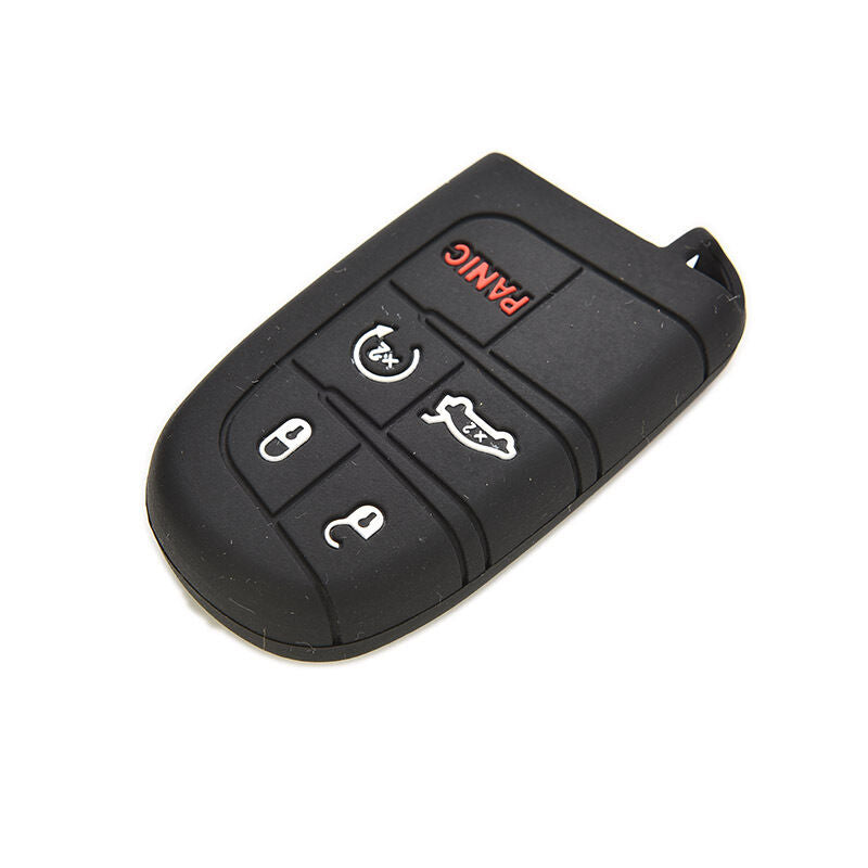 5 BTN  Silicone Case Cover For Jeep Chrysler Dodge Fiat Remote Smart Key B H Tt