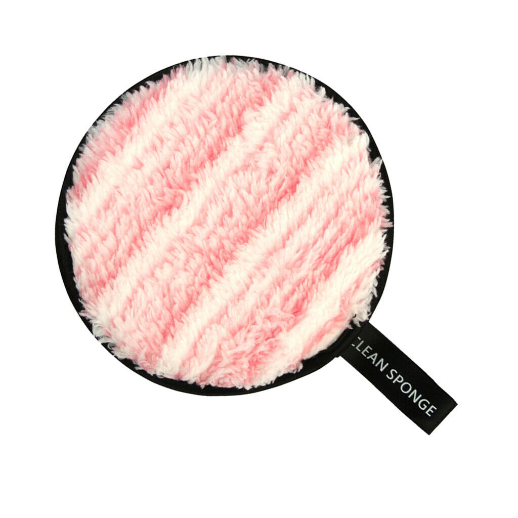 2pcs Soft Resuable Washable Makeup Remover Puff Sponge for Facial Cleansing