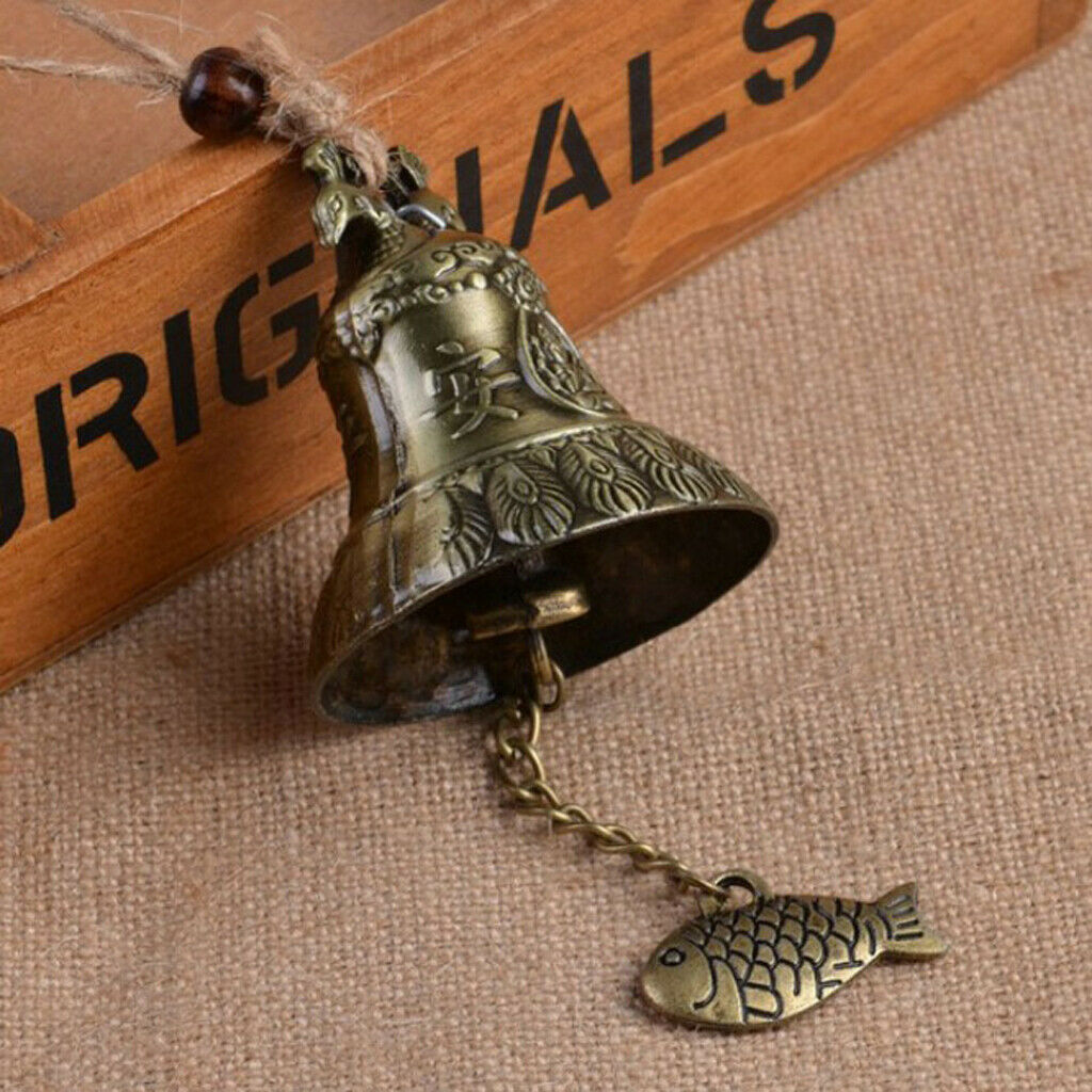 Metal Bells Wind Chime Garden Yard Charm Hanging Feng Shui Ornament