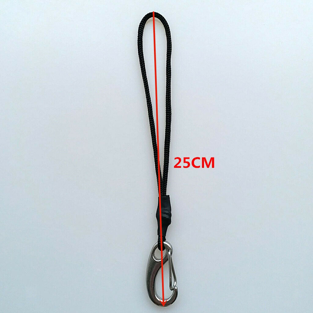 Portable Elastic Shock Cord Rope Dinghy String Lanyard With Stainless Steel