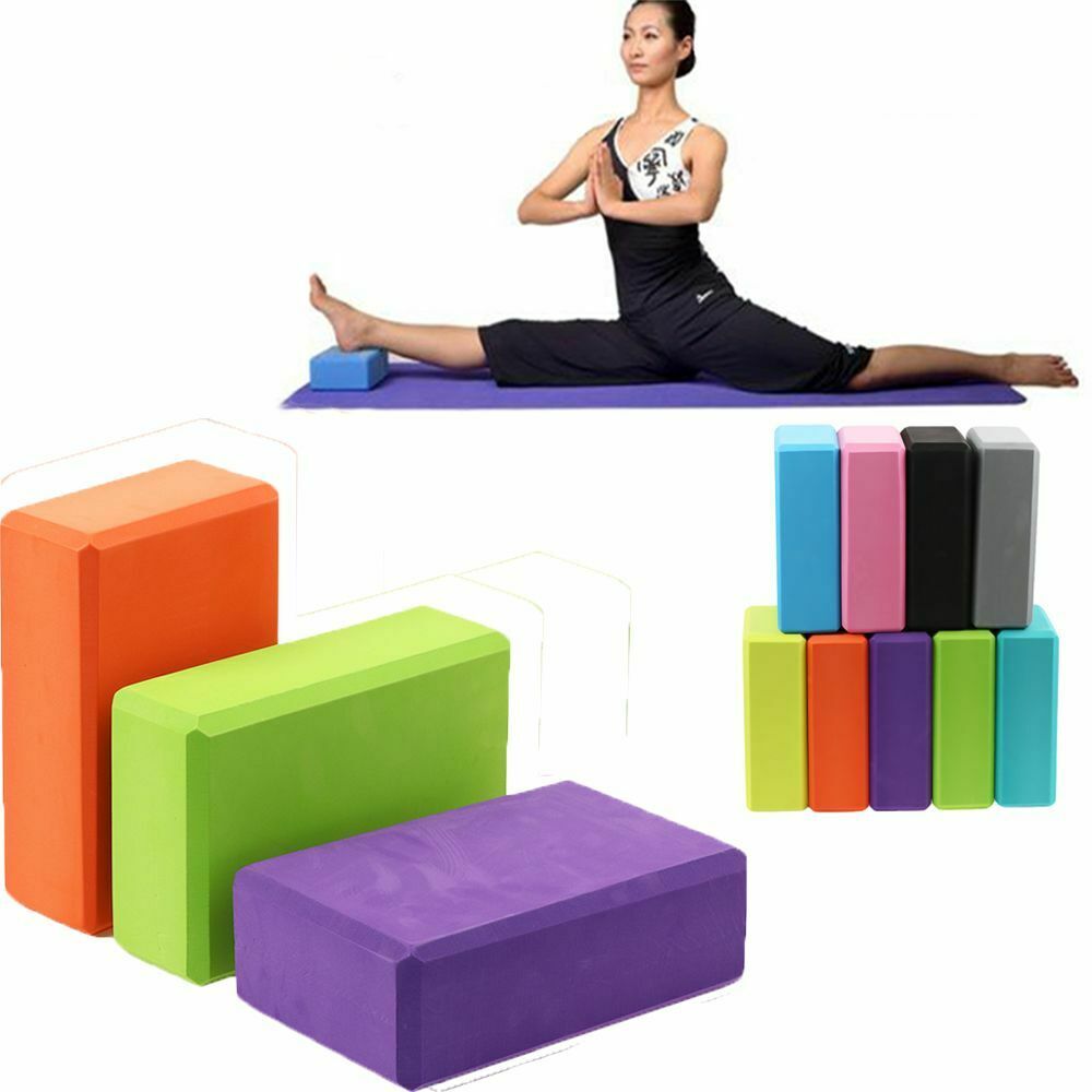 Health Training Yoga Block Brick Exercise Pilates Gym Foam Fitness Equipment