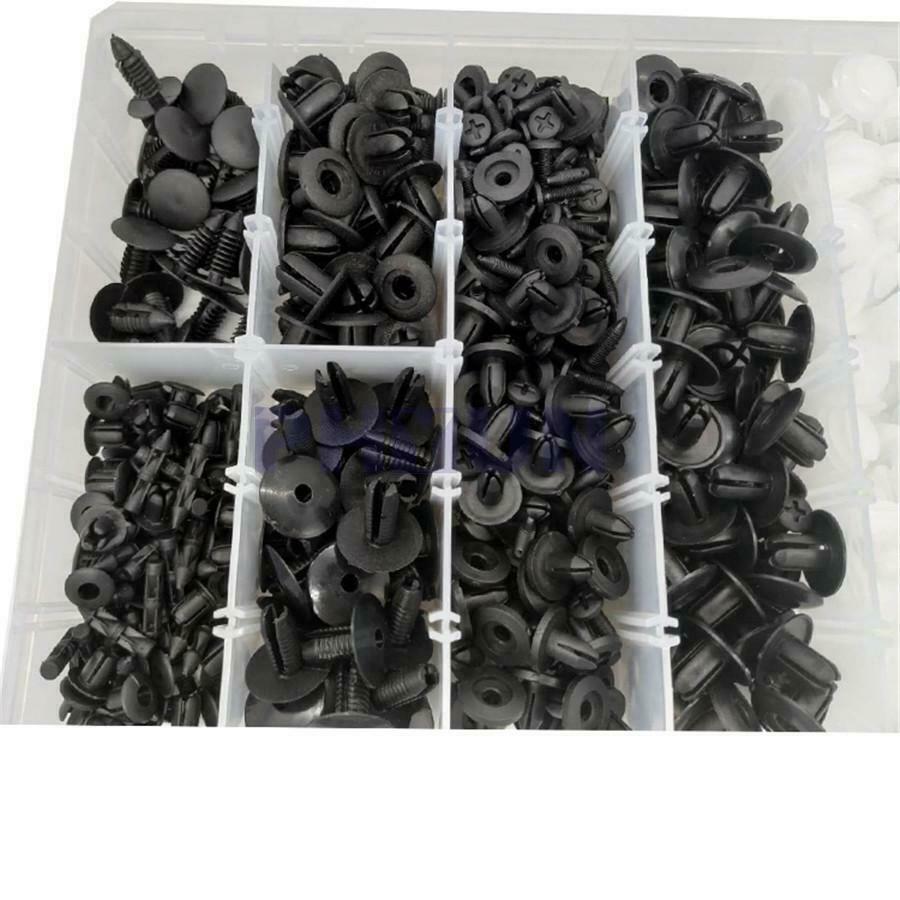 405pcs Plastic Car Rivers Fasteners Fender Push Pin Clips w/30pcs Removal Tools