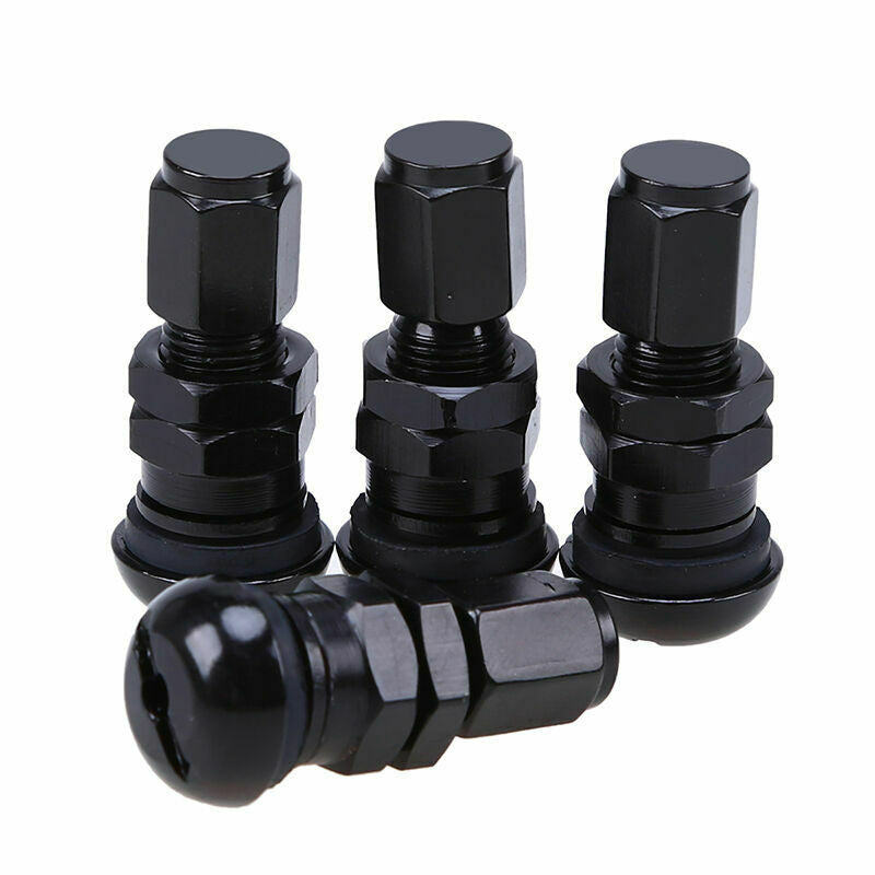 4X Car Wheel Tyre Tire Bolt-in Stem Valve Dust Caps Airtight Tubeless