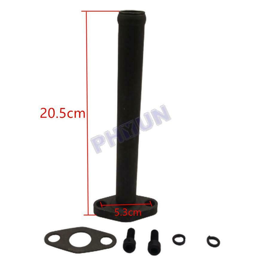 Extended Turbo Oil Drain Flange Kit For Garrett GT40 GT42 GT32 T4 Holset Cummins