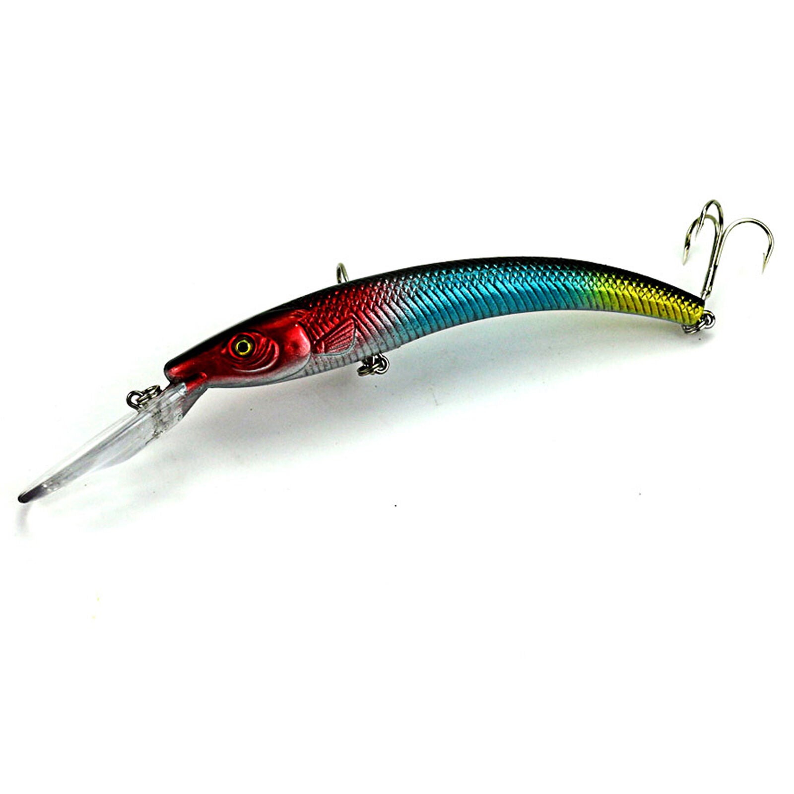 Lot of 10pcs  Floating Diving Fishing Lures Crankbaits Baits Tackle Minnow Lures