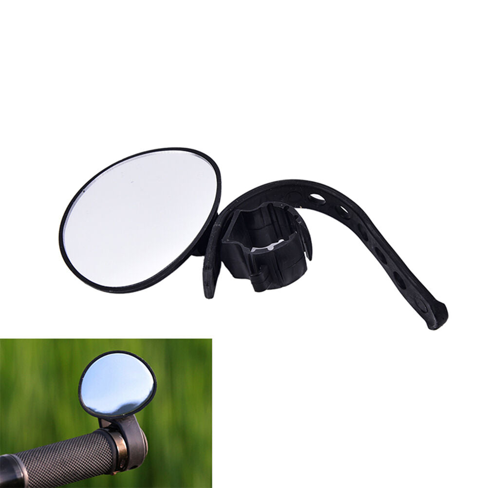 Mini Black 360° Rotaty Handlebar Glass Mirror Rearview for Road Bike Bicycle NC
