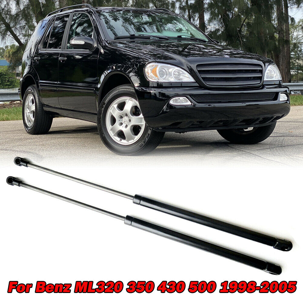 2Pc Hood Lift Supports Shock Strut for Benz W163 ML320 ML350 ML430 ML500 98-2005
