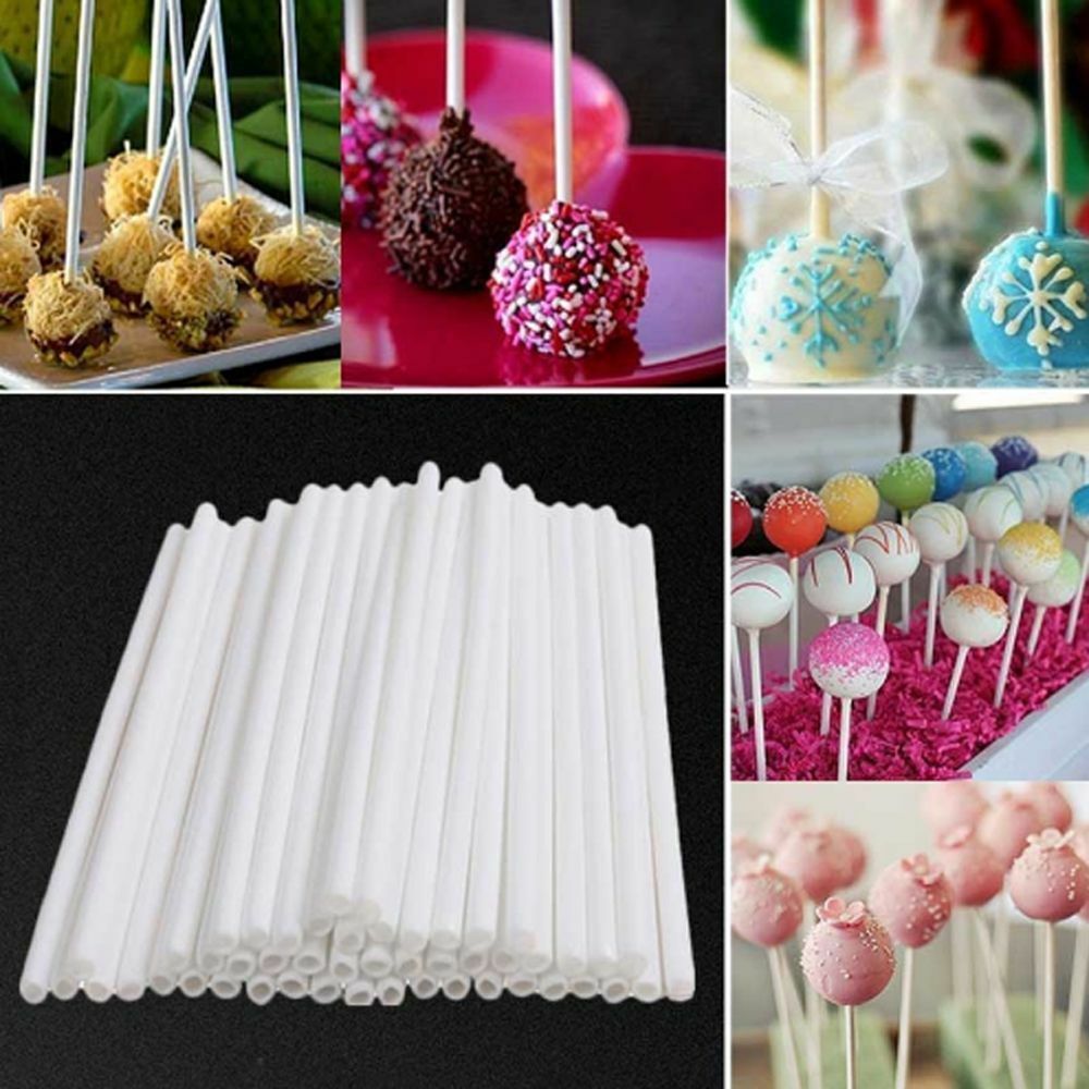 Lollipop Lolly Stick Party Supplies Candy Chocolate Cake Making Mould 100pcs