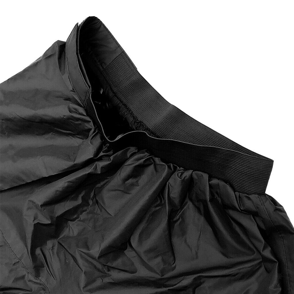 Kayak Splash Spray Skirt Deck Cockpit Spraydeck Waterproof Cover - XL Black