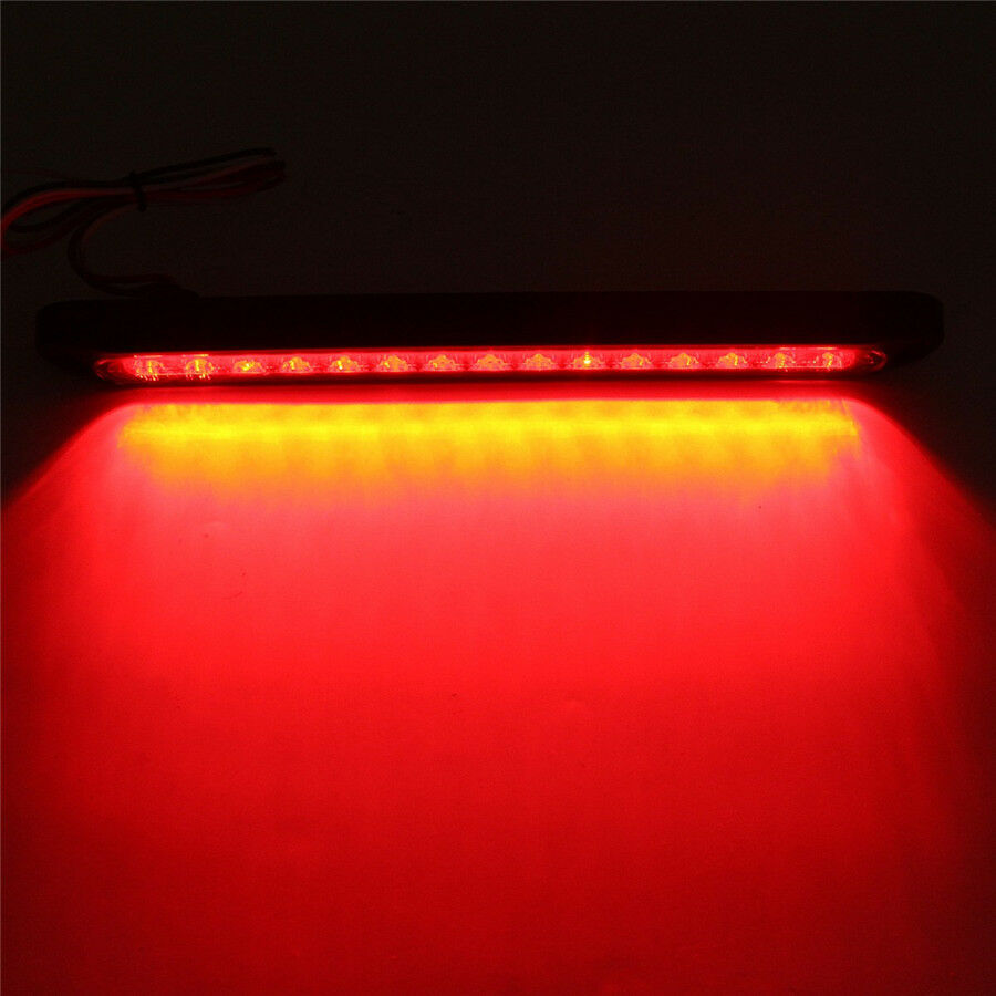 15LED WaterproofCar Trailer Truck Stop Tail Brake Light Bar Identification Light