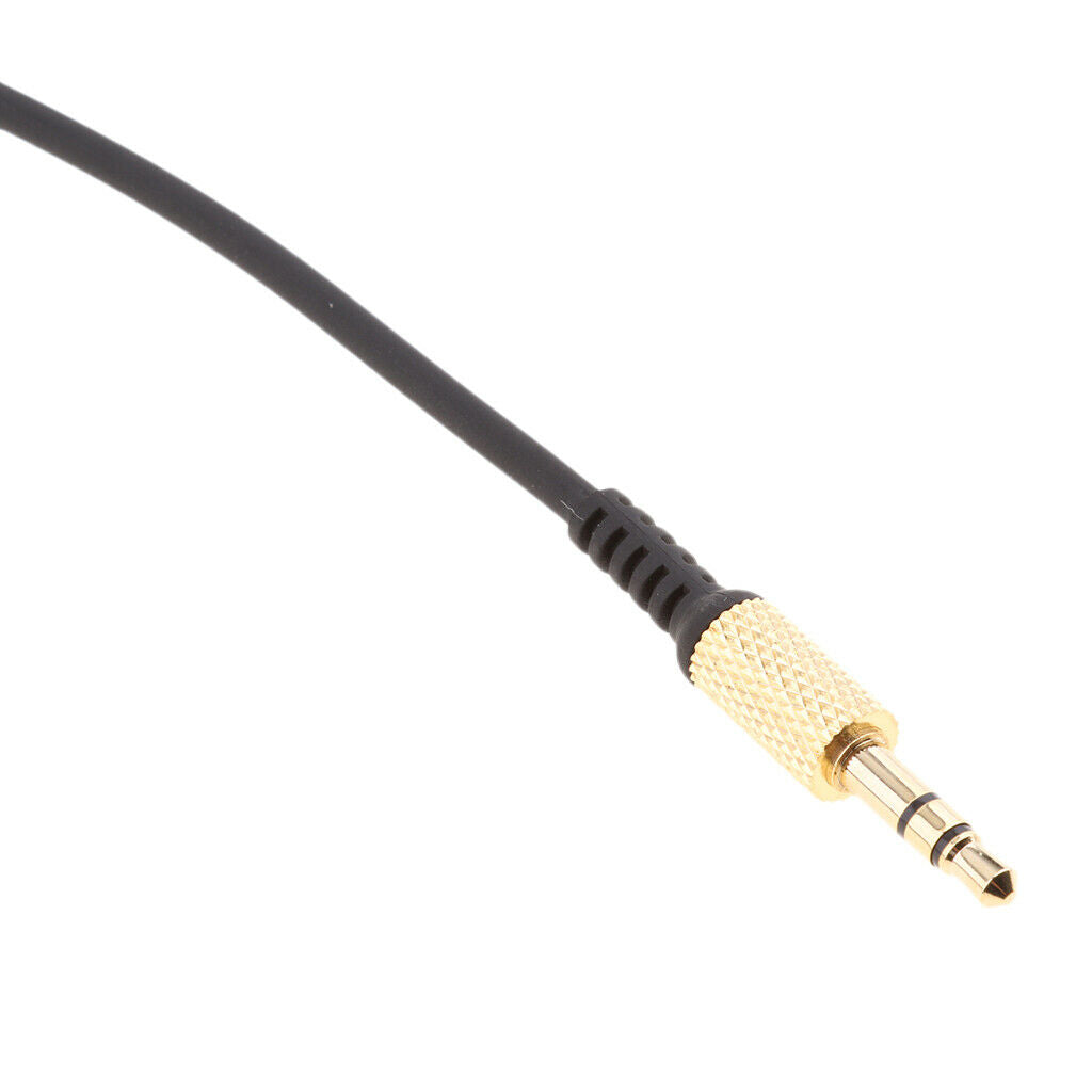 Replacement 3.5mm Plug Audio Cable with Mic Remote Control Headset Wire
