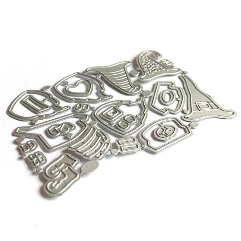 DIY Printing Carbon Steel Mould Clear Stamp Embossing Mold for Paper Card Making