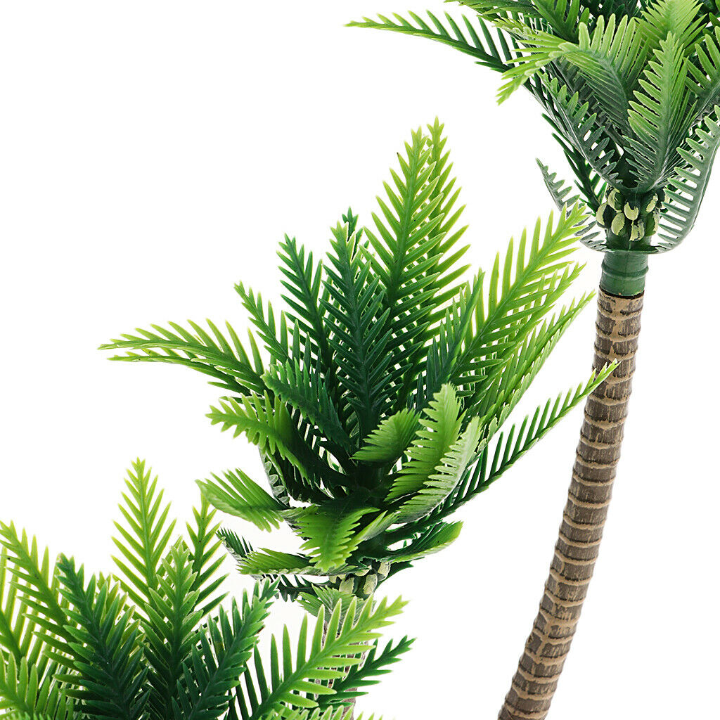 Mini Models Simulation Plastic Coconut Palm Tree Micro Landscape Accessory