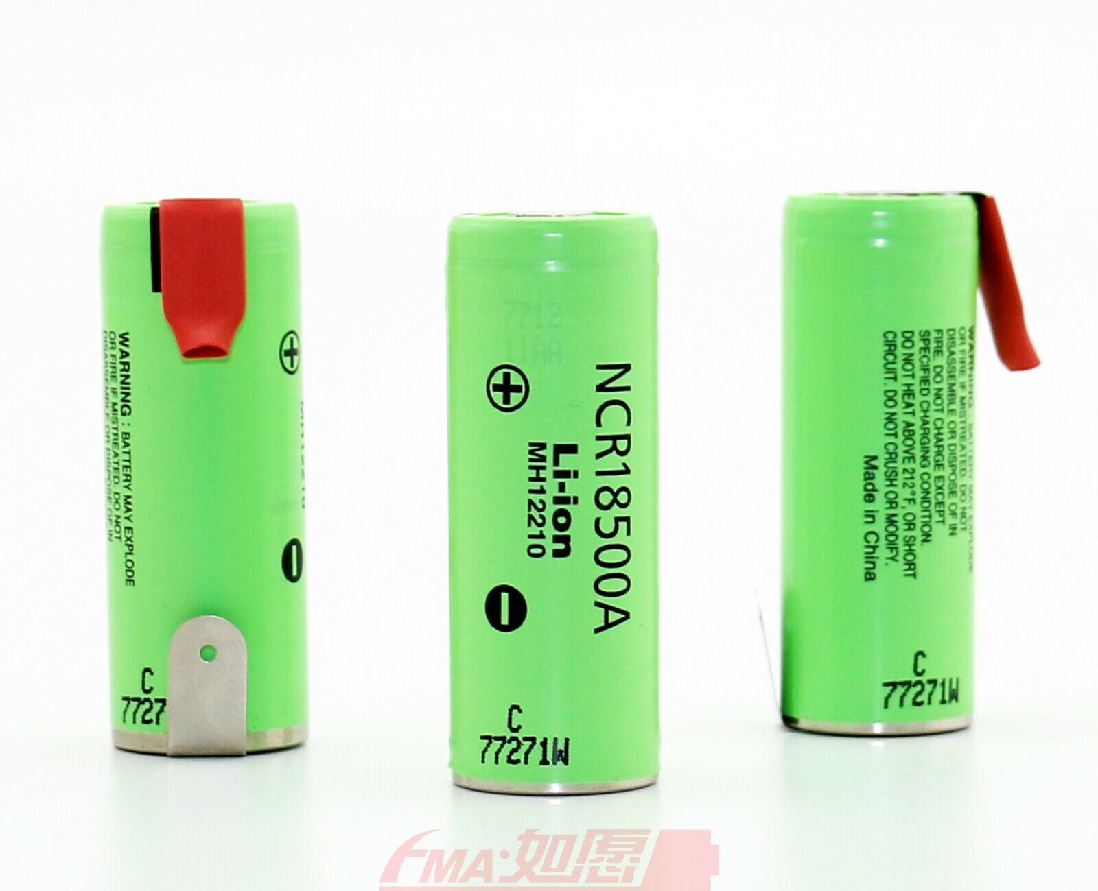 2x Flashlight Camera EOS 18490 18500 Li-ion Battery 3.6V 2040mAh by Japan cell
