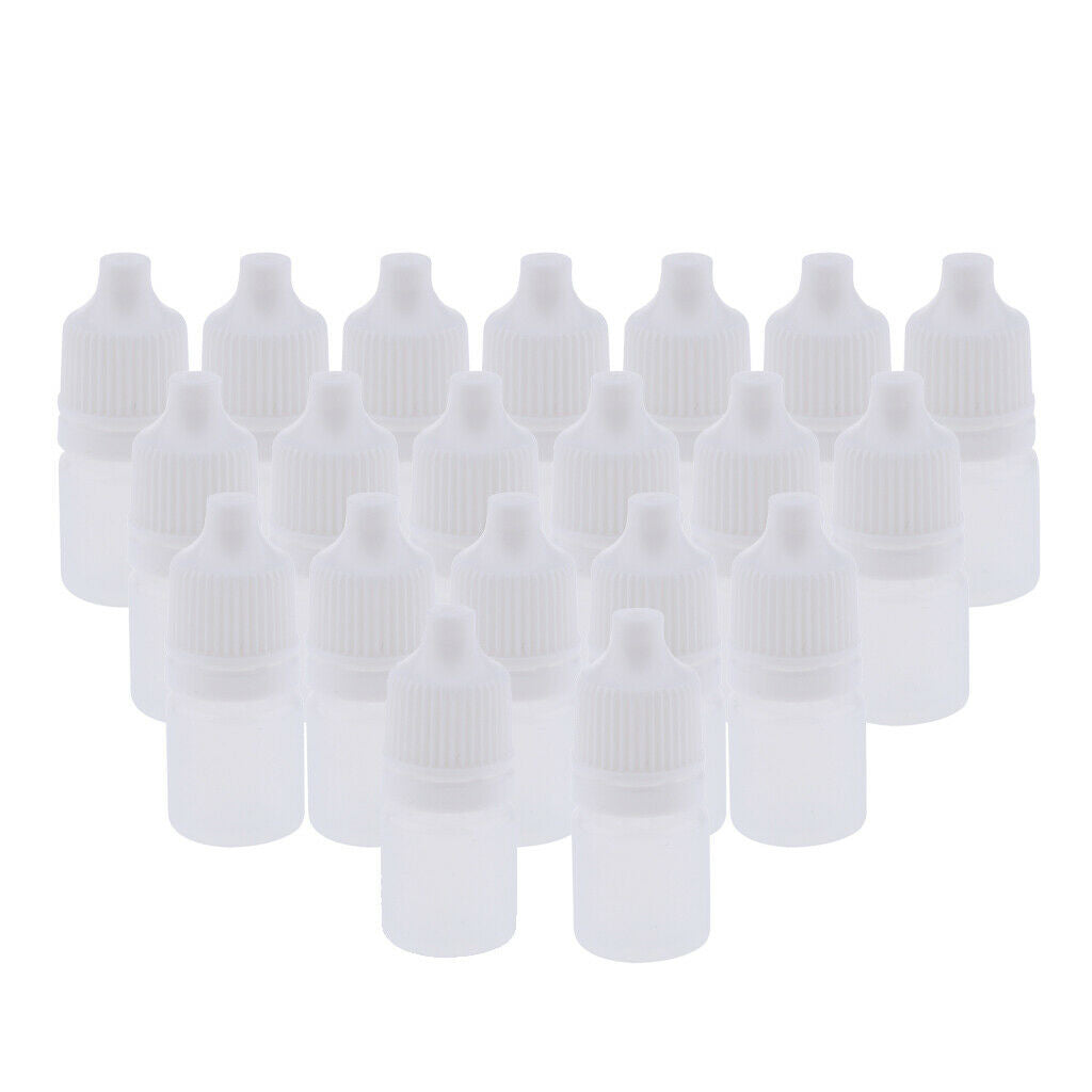 20 Pcs Mini Refillable Empty Eye Drops Make Up Cosmetic