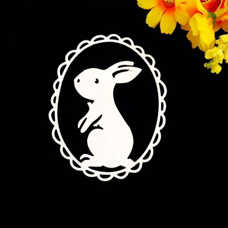 Easter Rabbit Metal Cutting Dies Stencil Scrapbooking DIY Album Stamp Paper Card