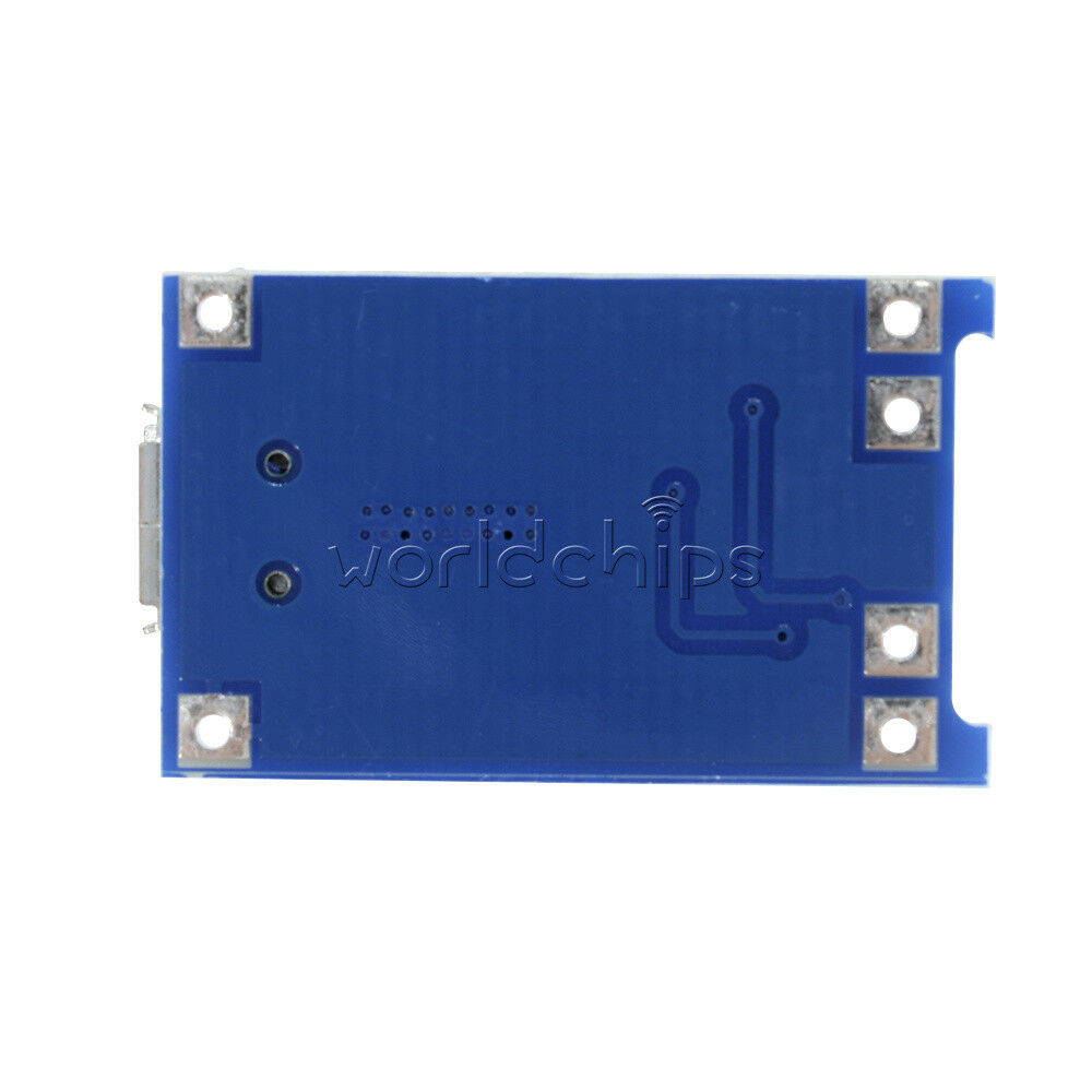 2PCS 5V 1A USB 18650 Lithium Battery Charging Board Module Protection TP4056