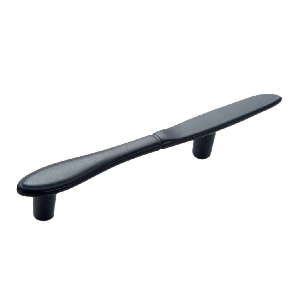 3Pcs Door Knob Drawer Cabinet Pull Handle - Home Decor DIY Hardware Black