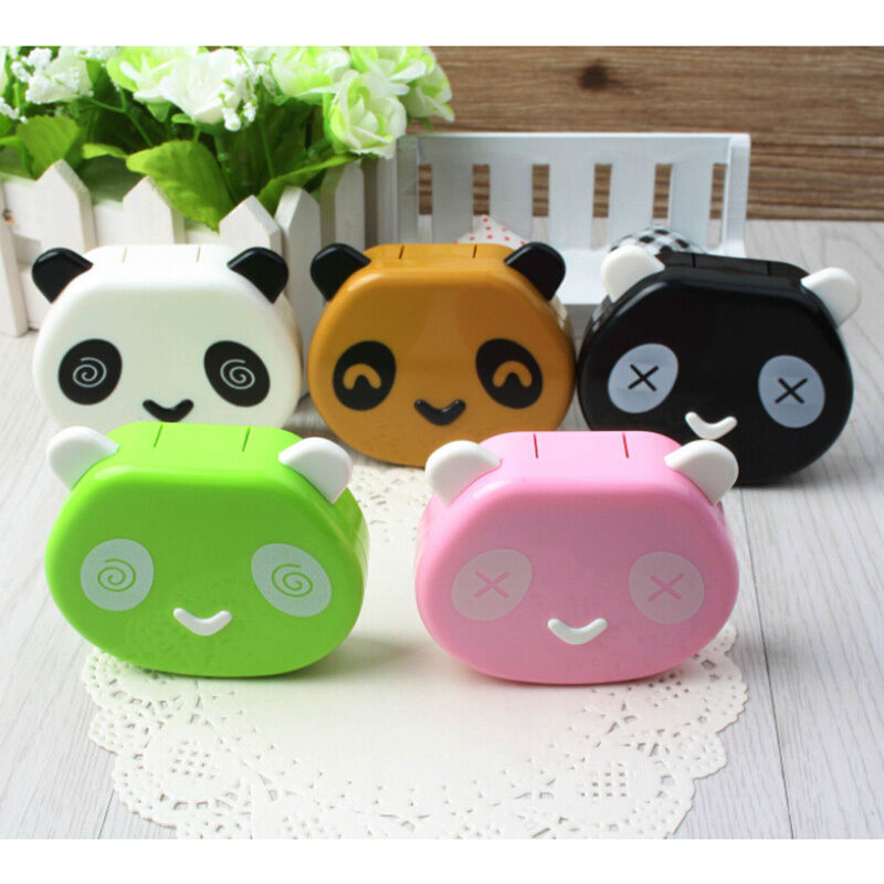 Travel Portable Panda Design Contact Lens Case Storage Box Holder Contain.l8