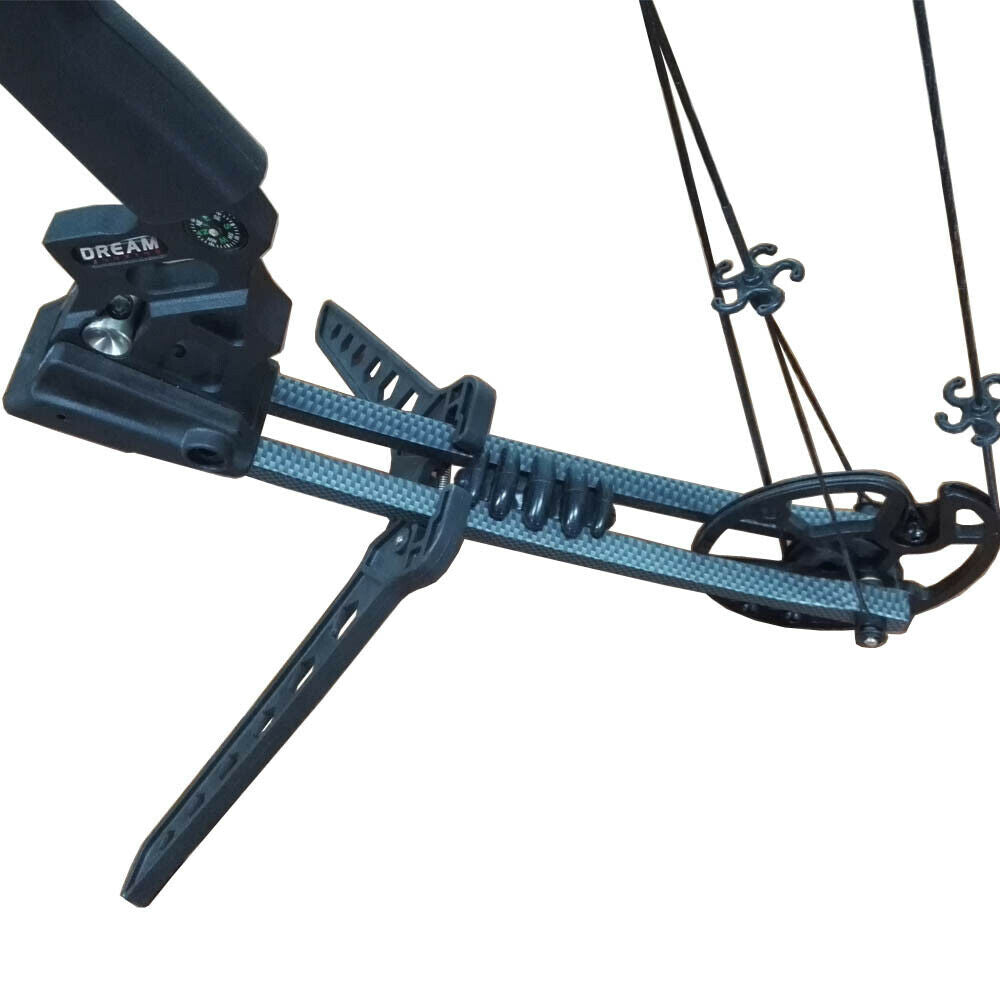 Compound Bow Stand Holder Bracket Kick Rack Archery Support Shoot Target Hunting