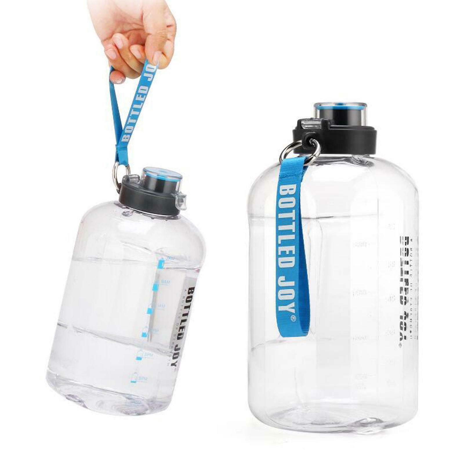2X Large Water Bottle Transparent Drinking Water Kettle for Exercise Outdoor