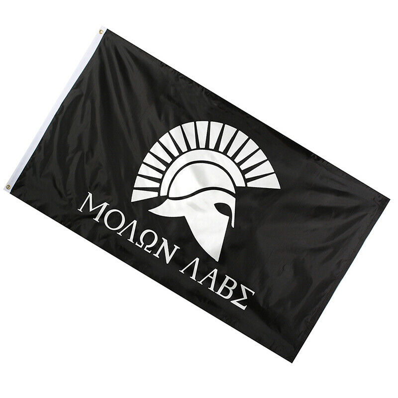 Hanging 90*150cm Come and Take it Greek Spartan Molon Labe Flag Decor 3x5 ZB Qx