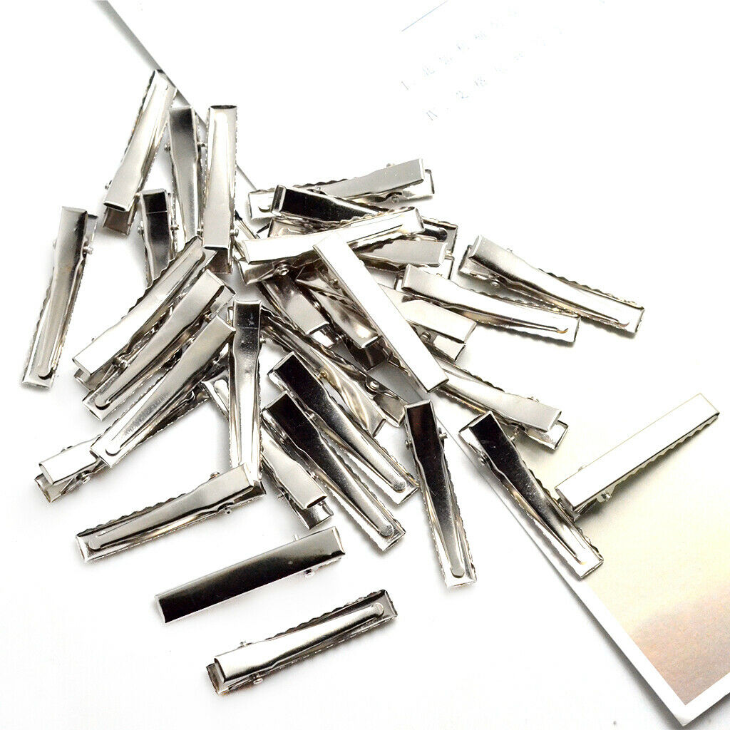 45mm Alligator Hair Clip Metal Hair Clip DIY Hair Clips - 30Pack