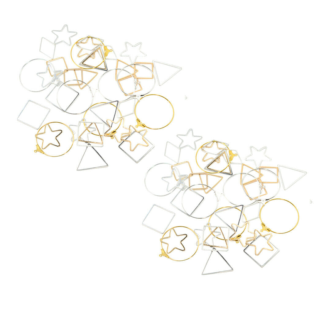 72x Mixed Charm Pendants Earrings Finds for The