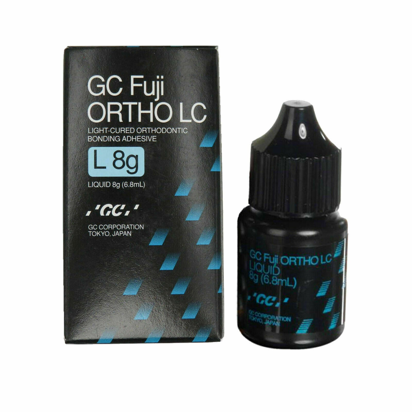 Best Price GC Fuji ORTHO LC light-cure bonding Glass Ionomer Cement liquid 8g DC