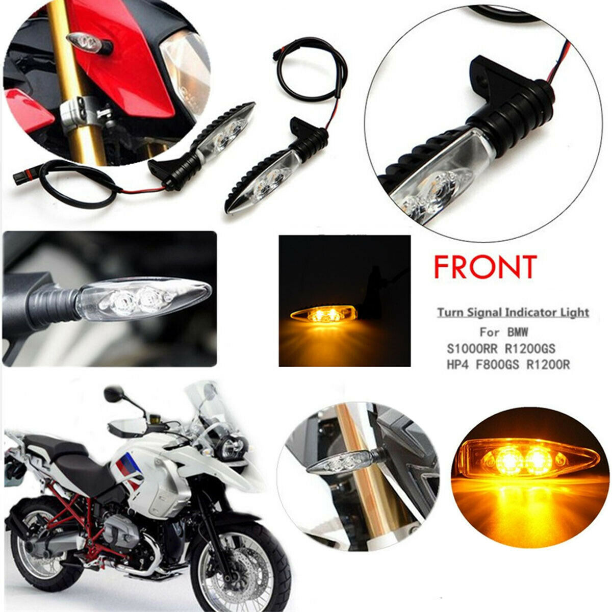 Pair amber LED Turn Signal LIGHT