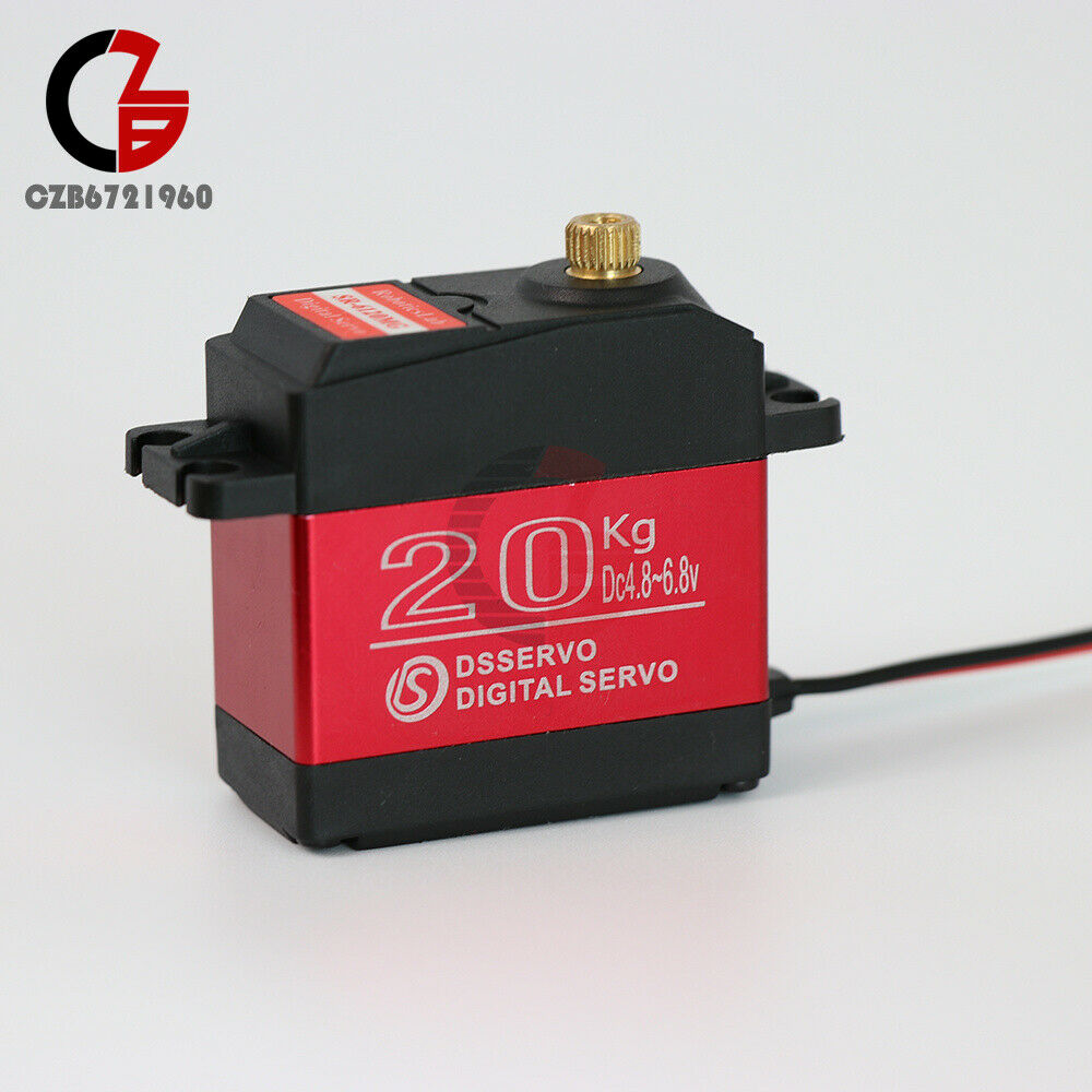 Waterproof 270 Degree 20kg High Torque Metal Gear Digital RC Servo Motor