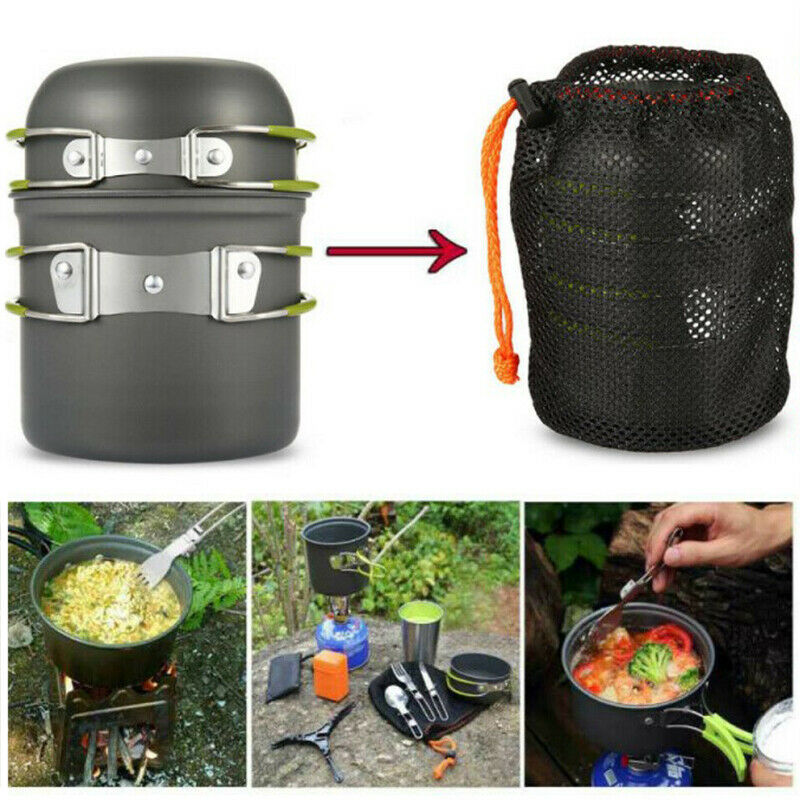 Ultralight Camping Cookware Utensils outdoor tableware set Hiking Piy3BDAU