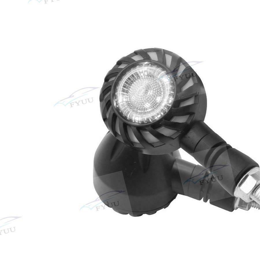 4x Motorcycle LED Flowing Rotating Indicator Flasher Lamp DRL Braking Tail Light