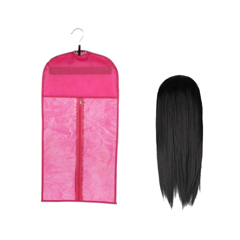 Fashion Sleek Long Straight Wig With Storage Case Bag Protector For Women