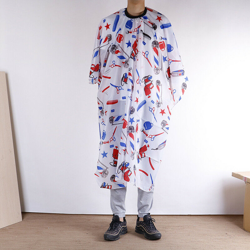 Pro Salon Haircut Hairdressing Cape Waterproof Barber Hair Gown Wrap Cloth Ap DD