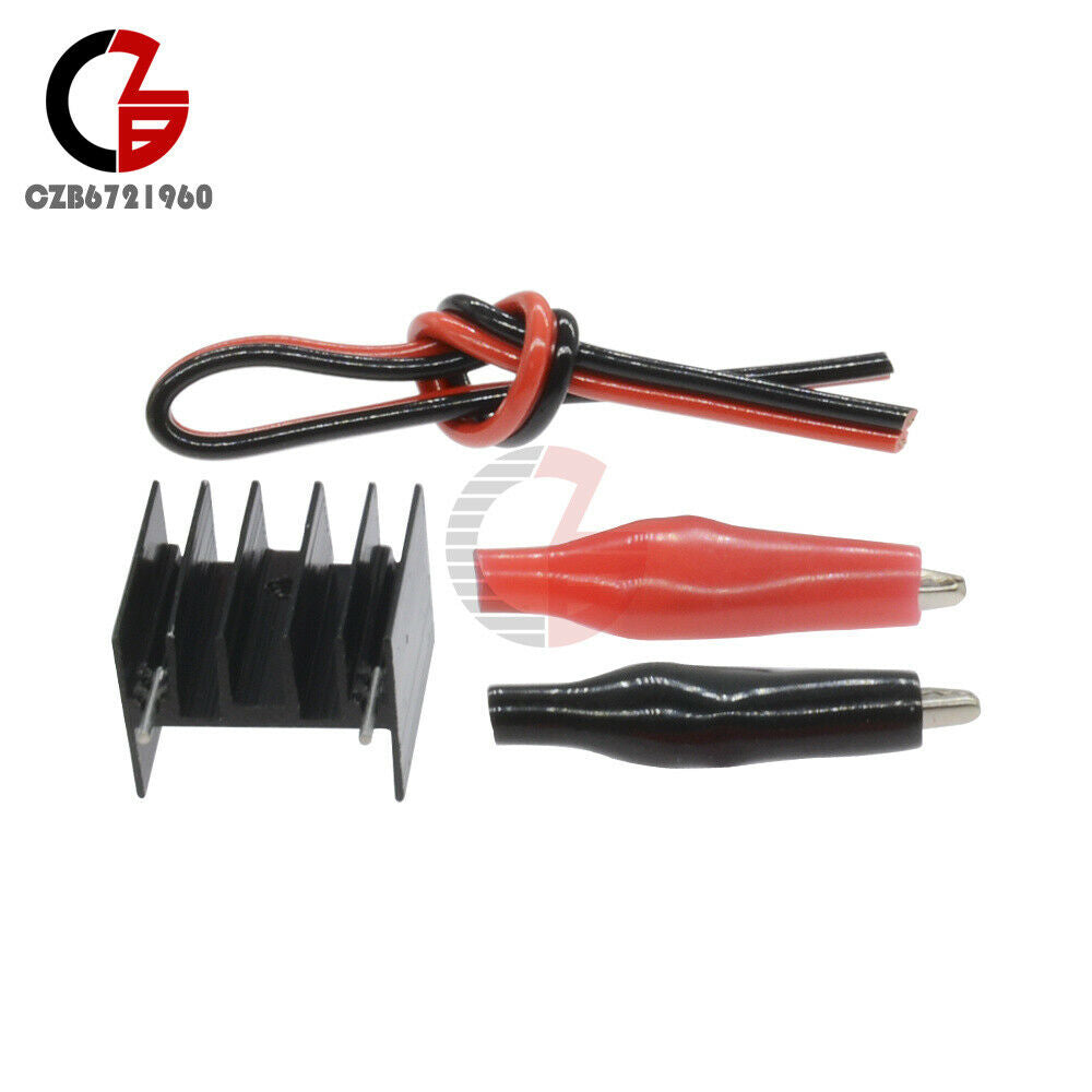 LM317 Adjustable Regulated 1.25V-12V Voltage Power Supply Board Kits w/ Case