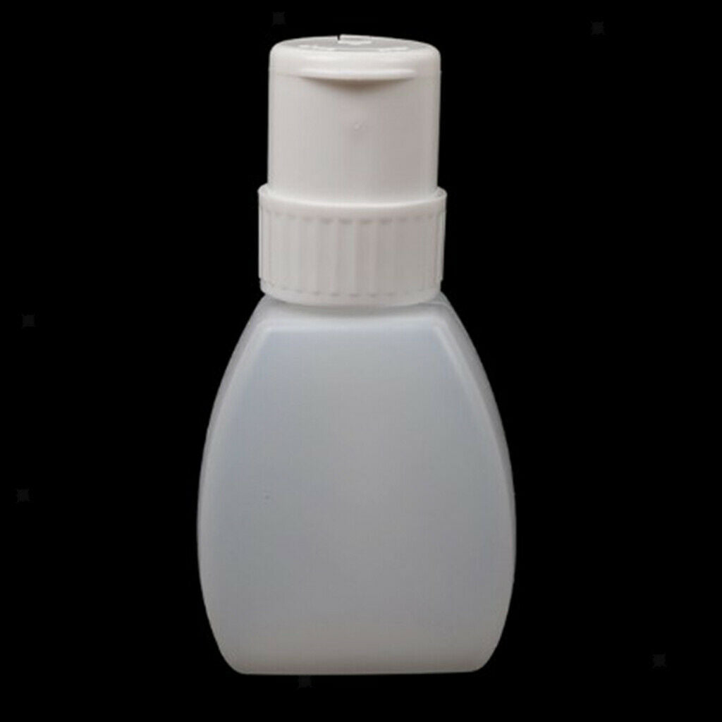 2 Pieces Refillable Nail Polish Remover Dispenser Methanol Acetone Bottle