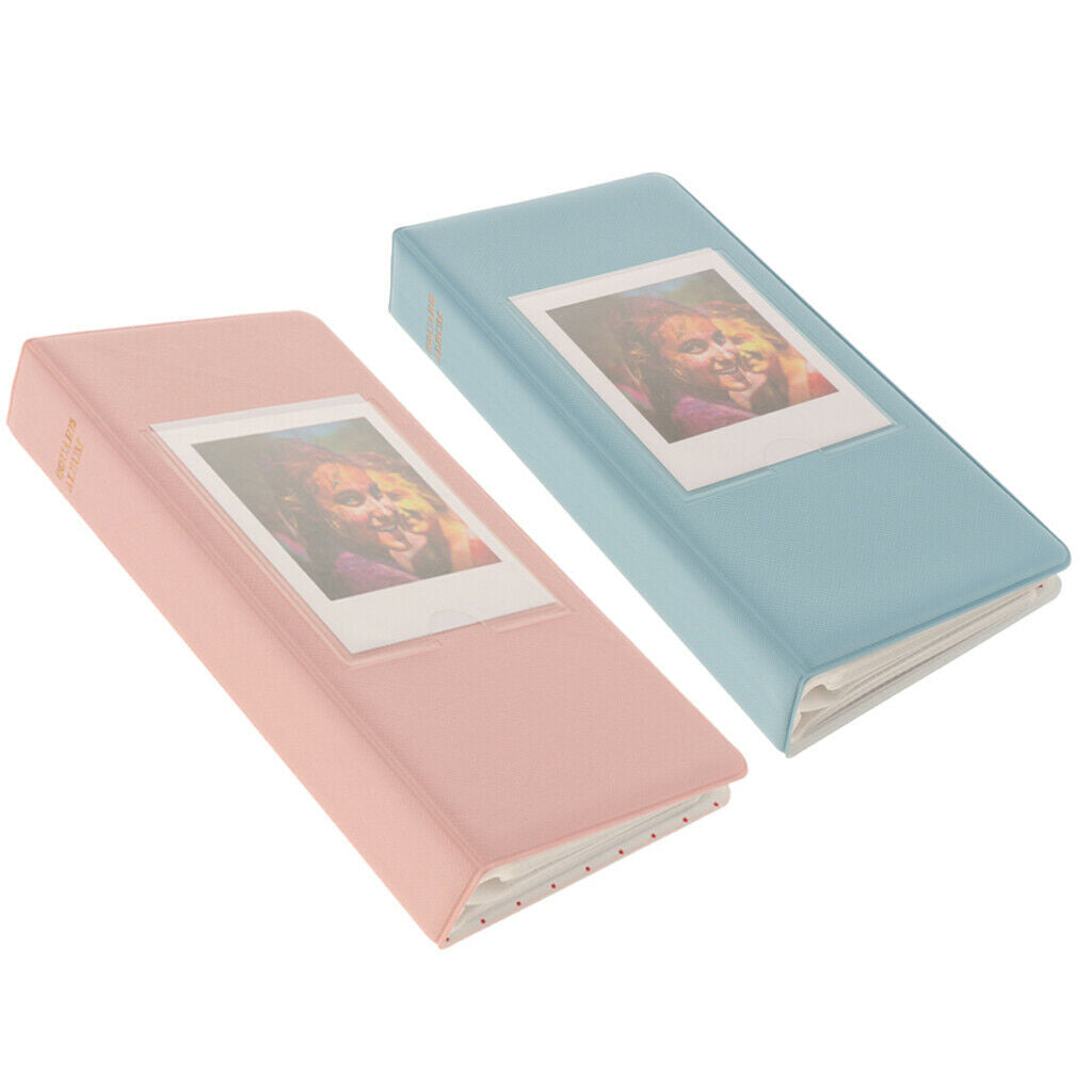 2PCS 64 Pockets Photo Album Storage Case for Fuji SQ20/SQ10/SQ6 -  Pink