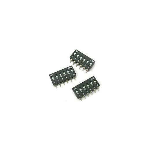 [50pcs] ESD106L DIP Switch 6 Pos. SMD