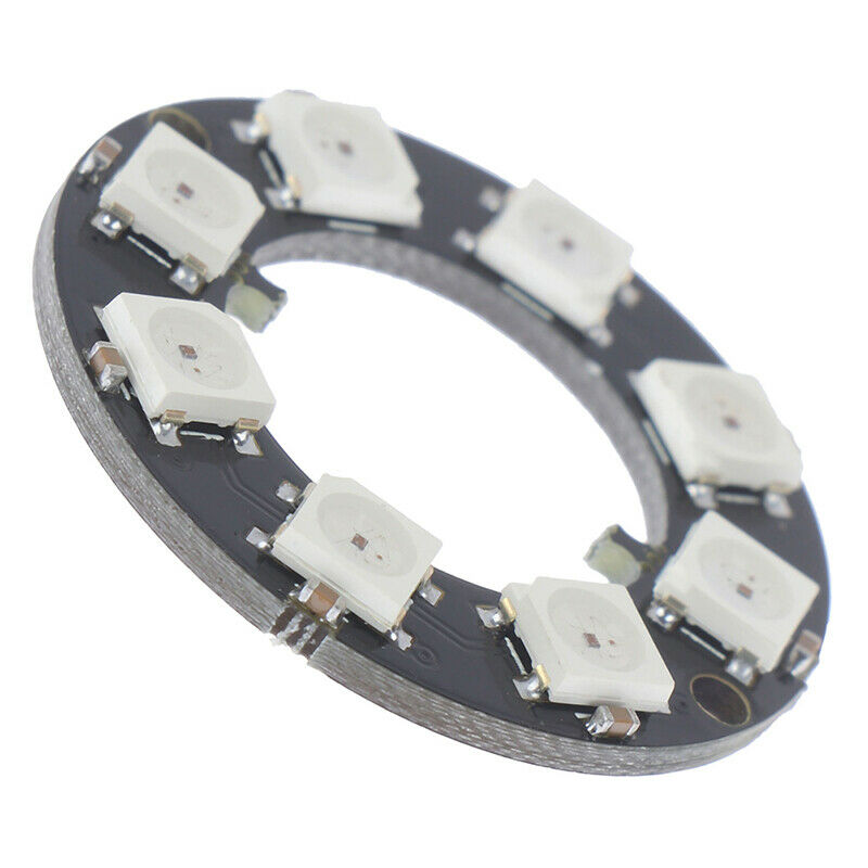 RGB LED Ring 8Bits LEDs WS2812 5050 RGB LED Ring Lamp With Integrated DriYUY1