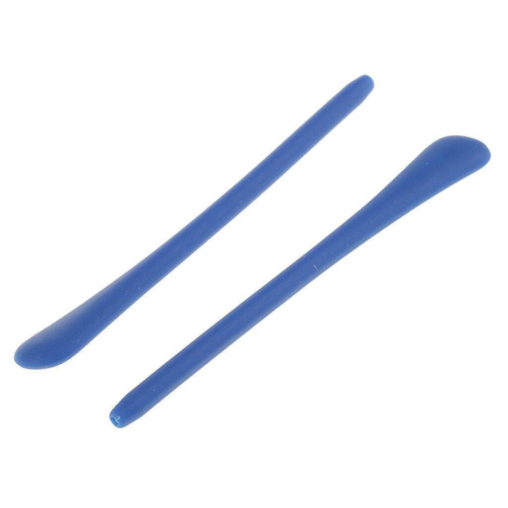10Pieces Silicone Eyeglasses Temple End Tips Ear Sock Tubes Replacement Blue