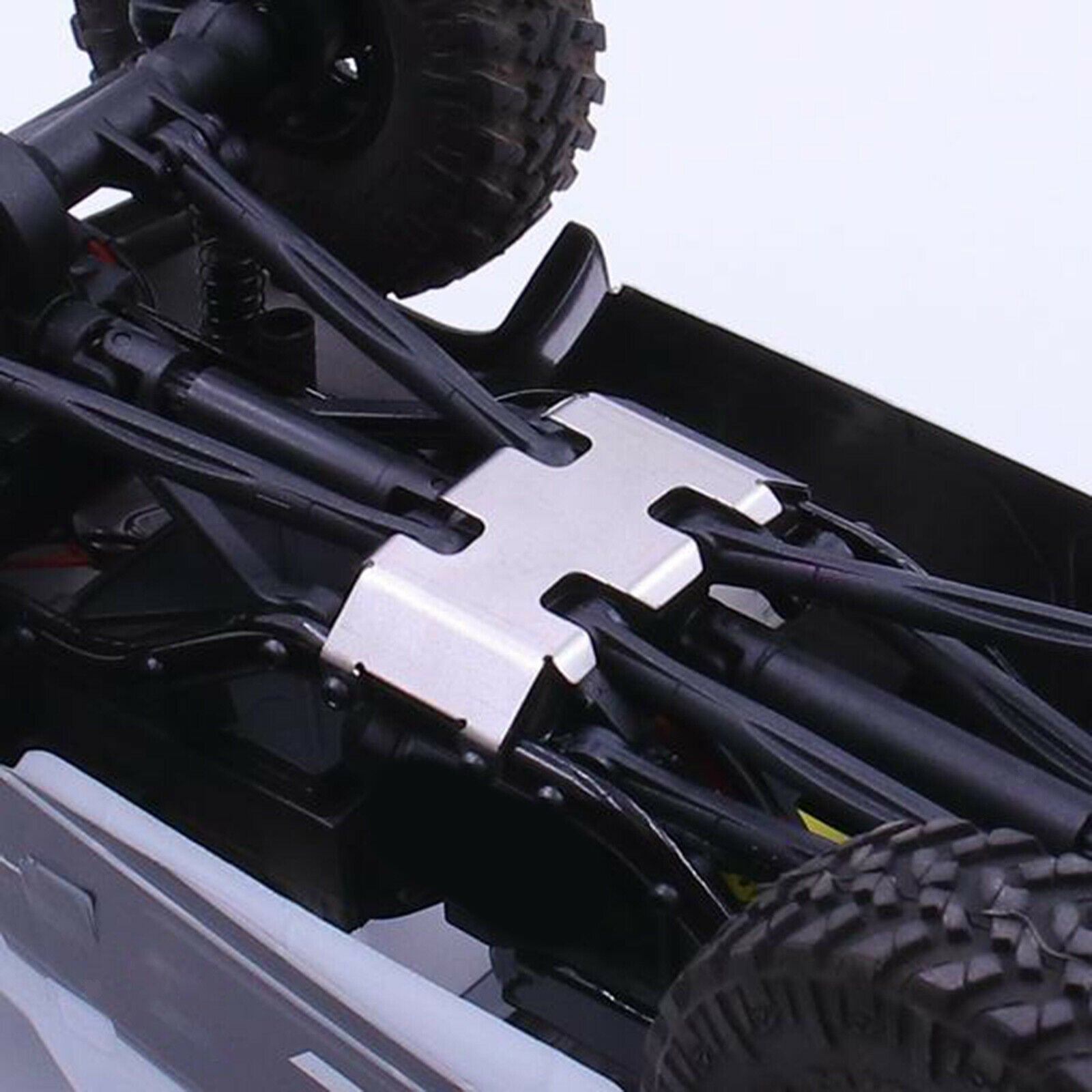 Stainless Steel Chassis Armor for Axial SCX24 AXI00002 Car DIY Accessory