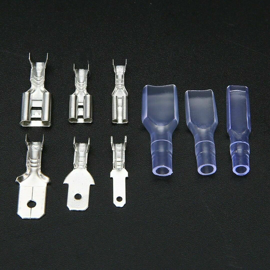 270pcs 2.8mm 4.8mm 6.3mm Male+Female Spade Crimp Terminal Connector Kit Auto Car