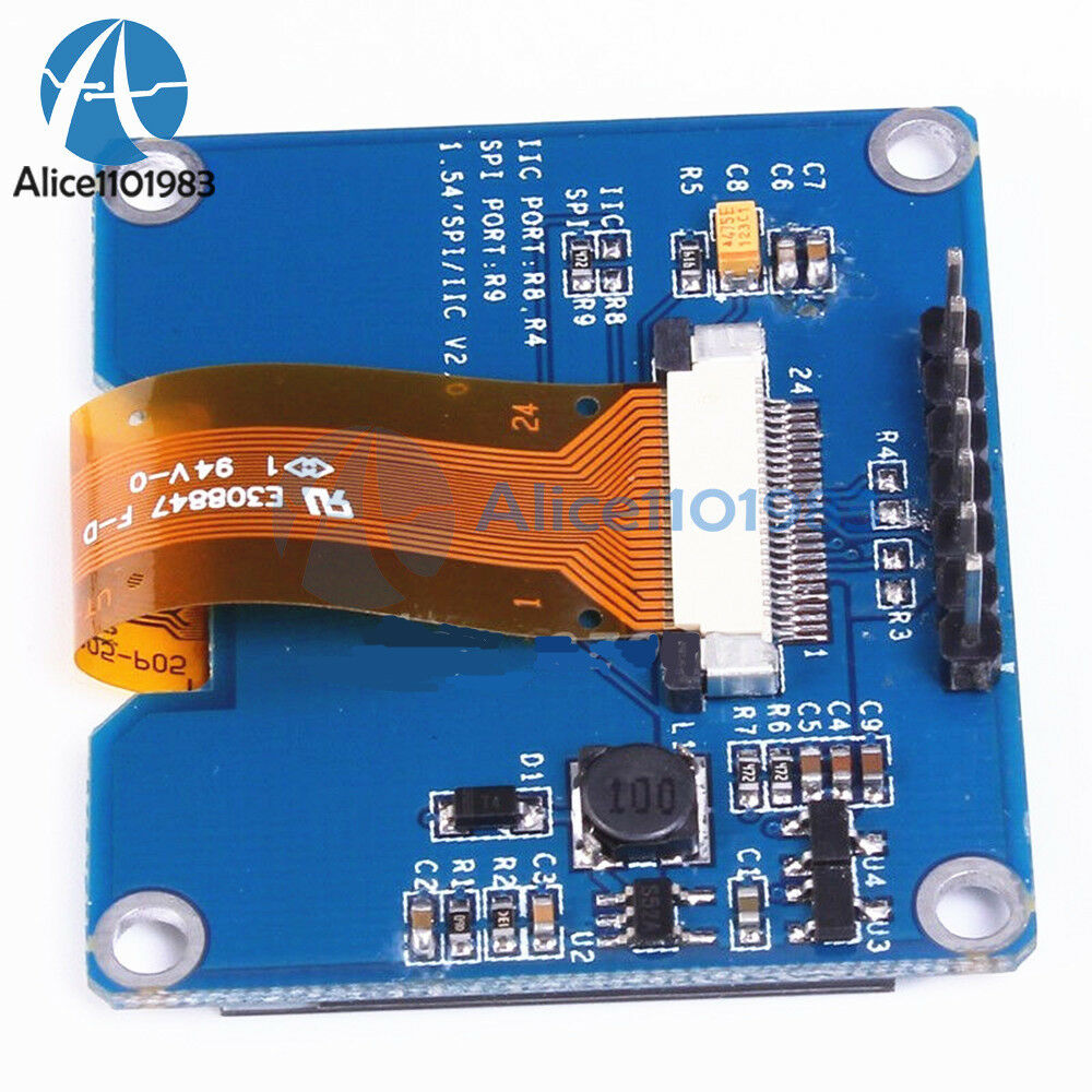 1.54" White SPI OLED LCD LED Display Module SPI for Arduino AVR STM32 8051